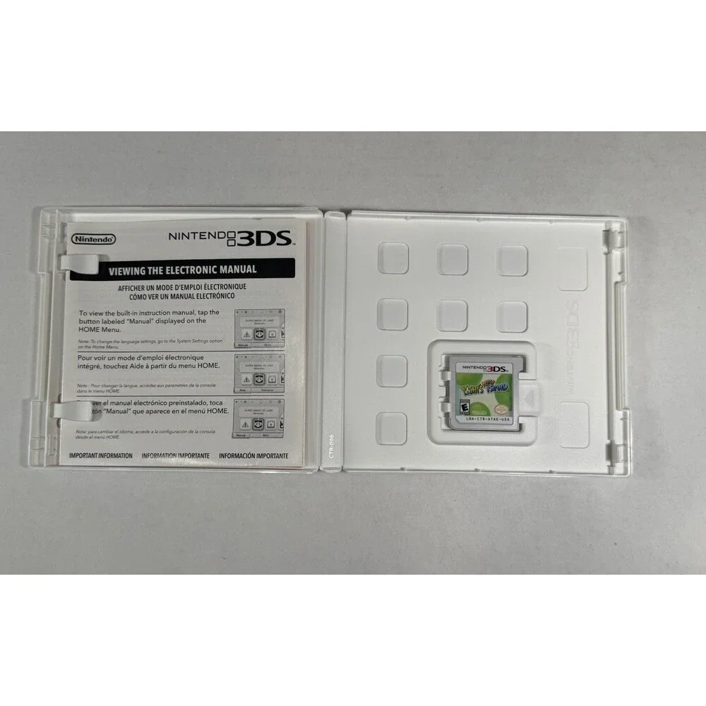 Nintendo Yoshi's New Island Nintendo 3DS 2014 Manual Included Platformer NTSC